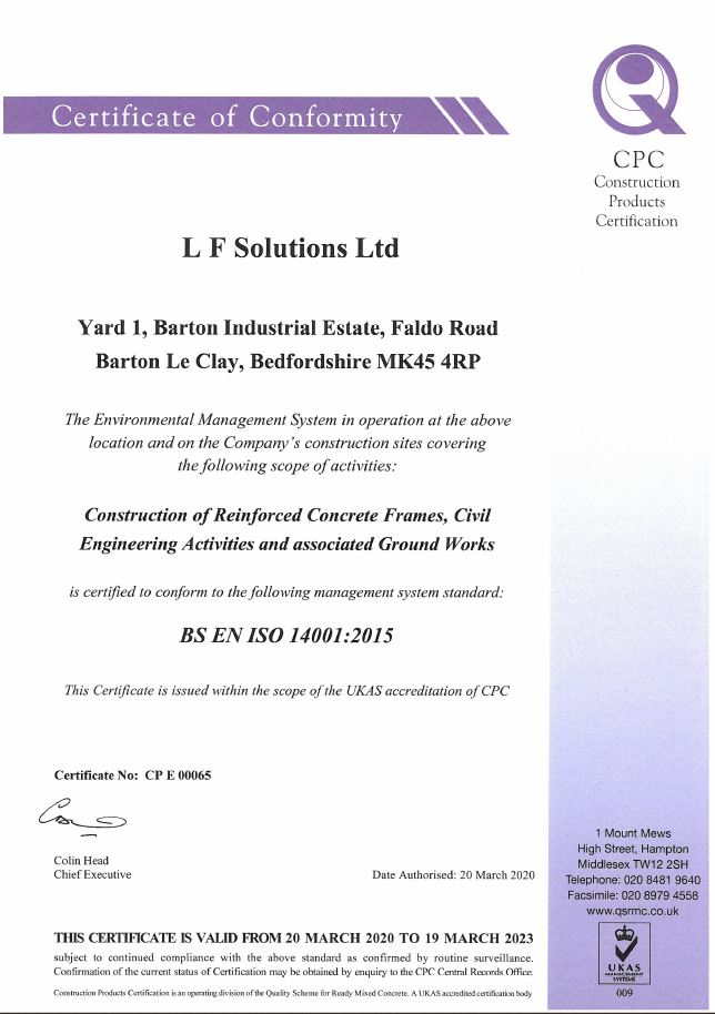 LFSolutionsltd's tweet image. LF Solutions are proud to say we now hold UKAS accredited ISO 9001:2015 and ISO 14001:2015 certification.