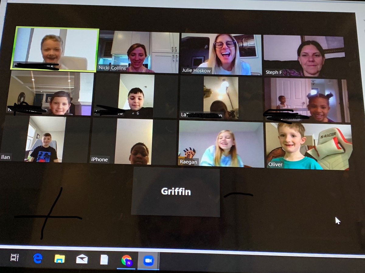 Video class check-in was such a success and filled with so many “good things!” #WBInTheCloud #DOhertyFamily