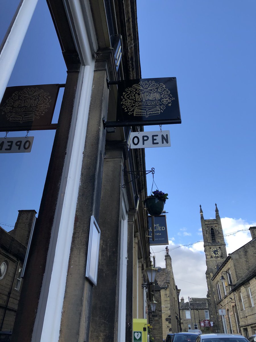 Thanks <a href="/Wiredcoffeeand1/">Wiredcoffeeandcake</a> for the outdoor service! #shoplocal