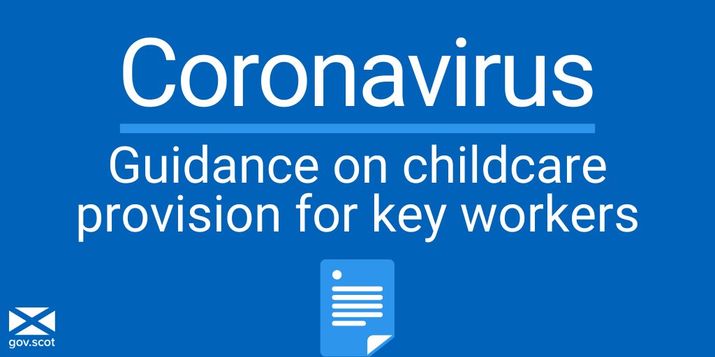 scotgov's tweet image. Following the decision to close schools and Early Learning and Childcare settings, @scotgov has published guidance for local authorities on childcare provision for key workers.

Find out more ➡️ bit.ly/COVIDKW2003