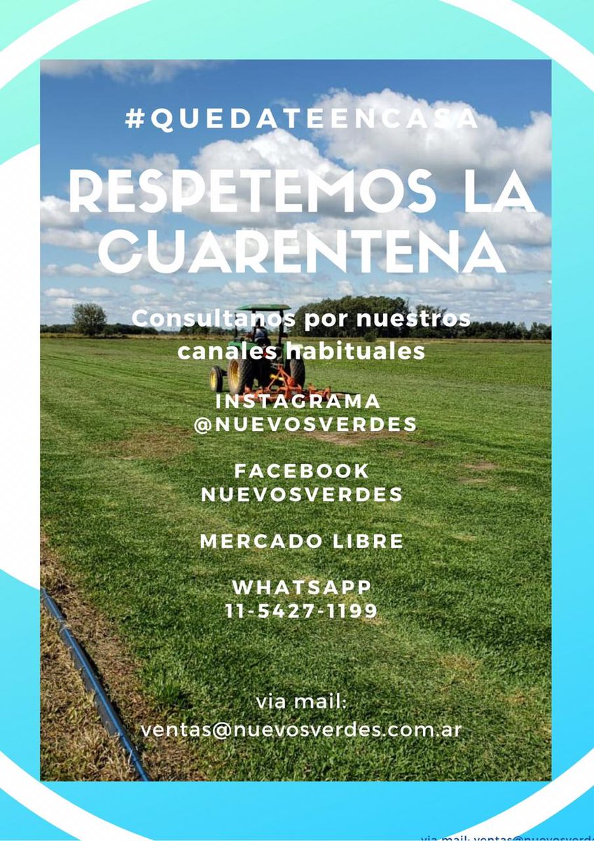 Nuevos Verdes Césped (@nuevosverdes) on Twitter photo 