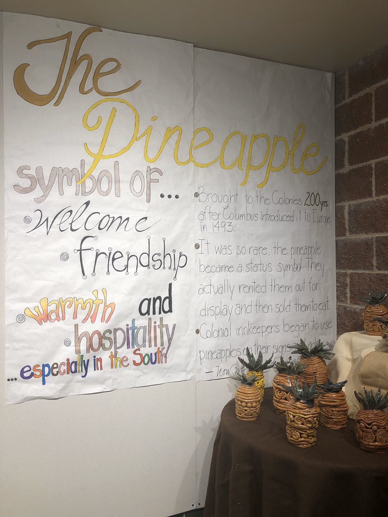 NEMScommunity's tweet photo. Hello, @BASDnortheast friends! How are you? Have you driven your parents crazy yet? Have they driven YOU crazy yet?!
Remember that you are loved &amp; we are #NEproud of you every day. Stay tuned for more info in the coming days. 📸: Art class celebrates the spirit of the pineapple🍍 https://t.co/LIlb2B8Nm7