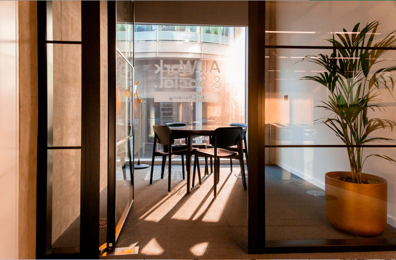 Becoming a member of All Work &amp; Social gives you access to a complete work-life package, including all of our amazing amenities and spaces under one roof. 24/7.