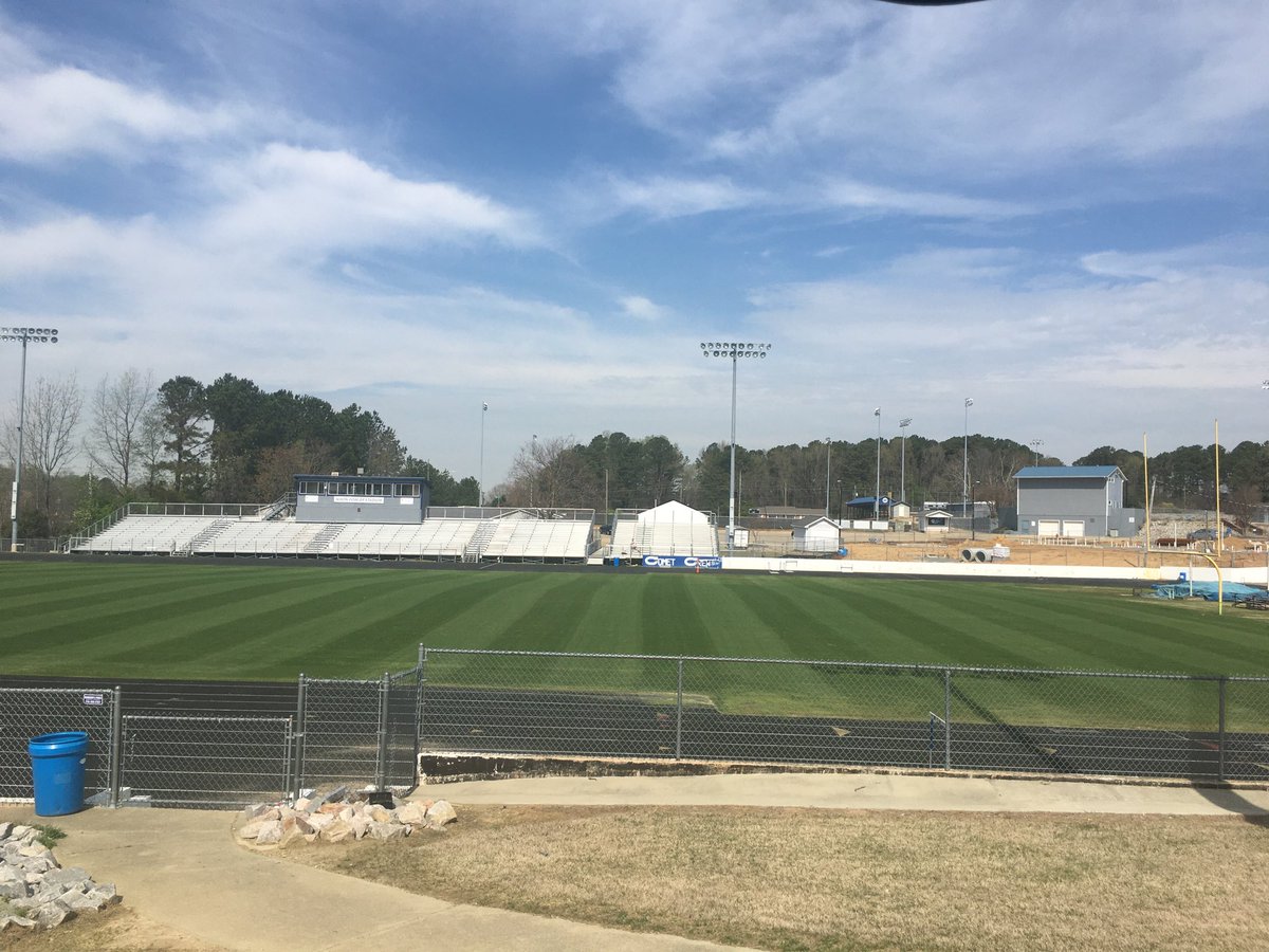 These fields look lonely without our ⁦<a href="/Clayton_Comets/">Clayton High School</a>⁩ student athletes and coaches. Remember what it means to be #CometsALLin during this time and take care of yourselves, family and neighbors. We will prevail as a community and nation! #CometsRiseUp #CometFamily