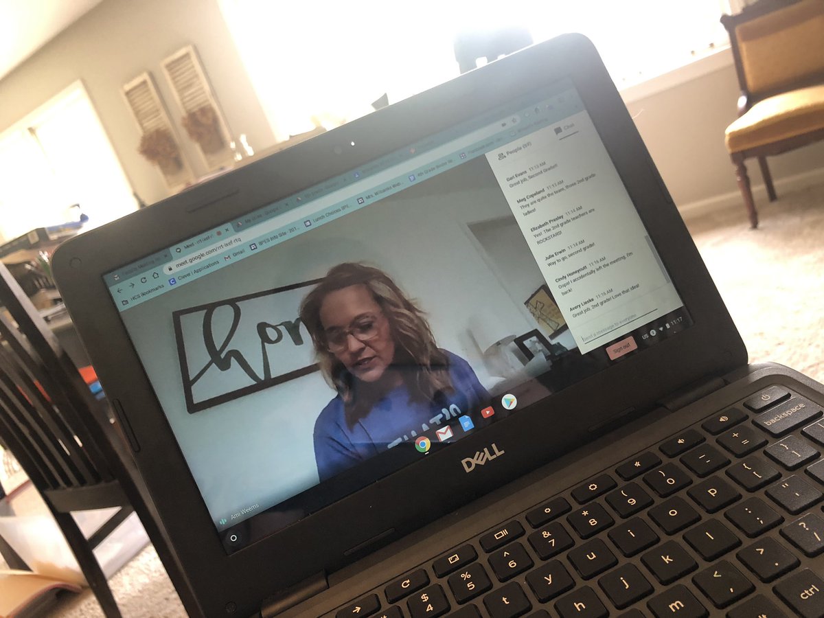 Wilbanksfunin41's tweet photo. I didn’t cry during my virtual faculty meeting today! 😭😭😭Nope.... best faculty in the world. Miss them so much. #bpesinspired @BluffParkElem https://t.co/sn48wxagLG