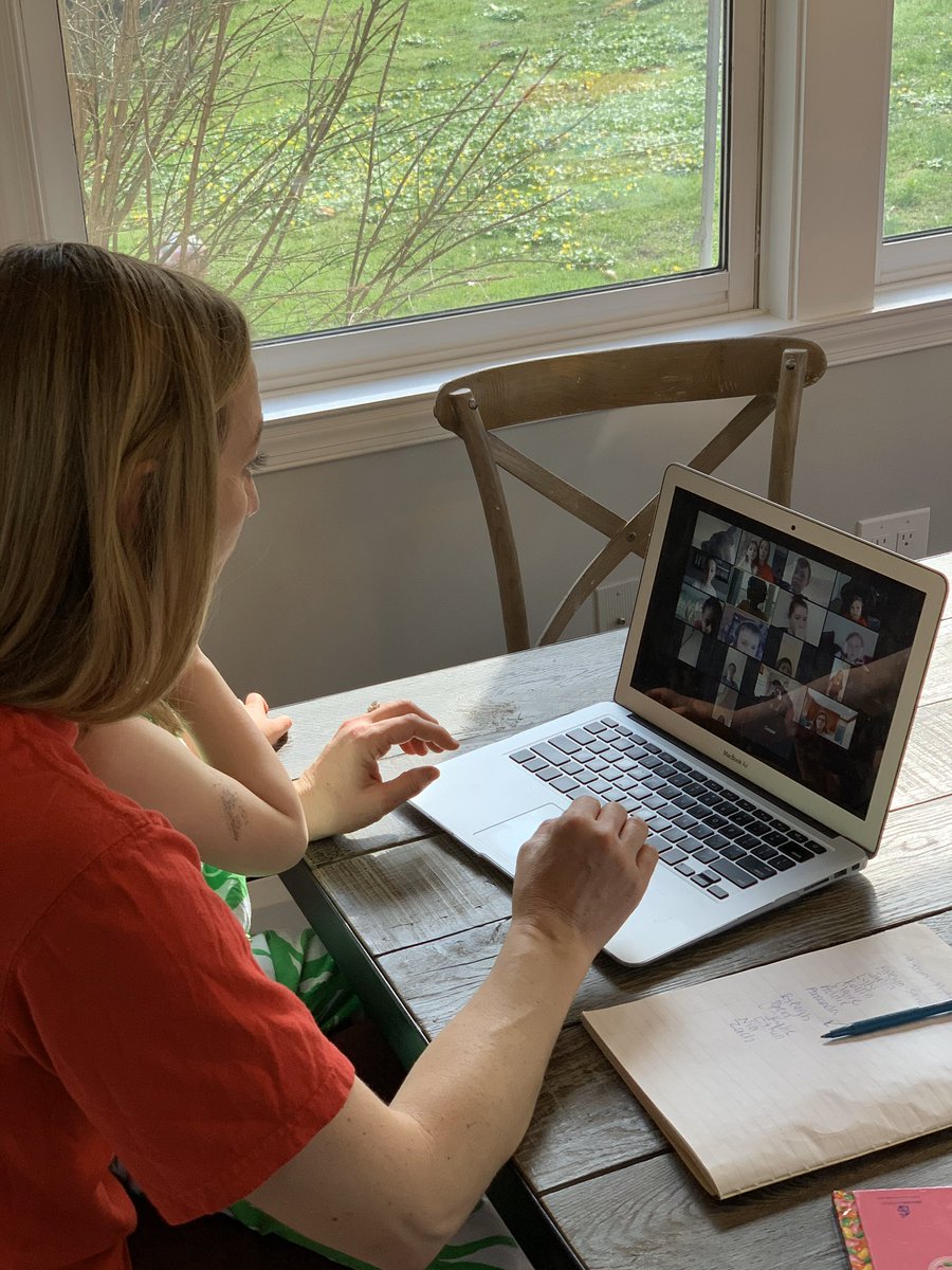 MrsLavelleEV's tweet photo. Loved connecting with my students this morning through Zoom!! I checked in with my homeroom and @EVbarlowOJR homeroom. I miss them so much! #WeLoveEastVincent #justkeepteaching #teacherhelper https://t.co/1xSjORVSfI