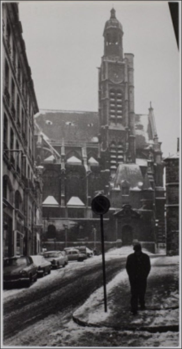 Jean MarquisRue de la Montagne Sainte-Geneviève et l'église Saint-Etienne-du-Mont. Prise à l'angle de la rue Laplace, 1963-64
