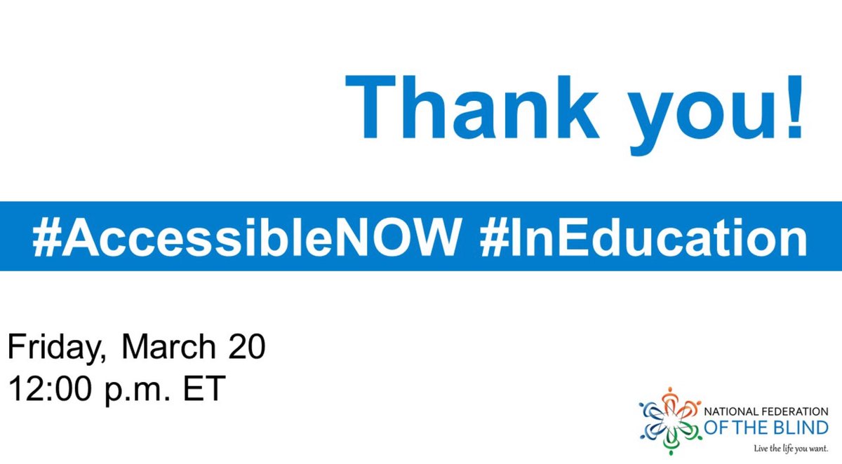NFB_voice's tweet photo. Thank you everyone for joining us today! https://t.co/fKsu4w1dnW