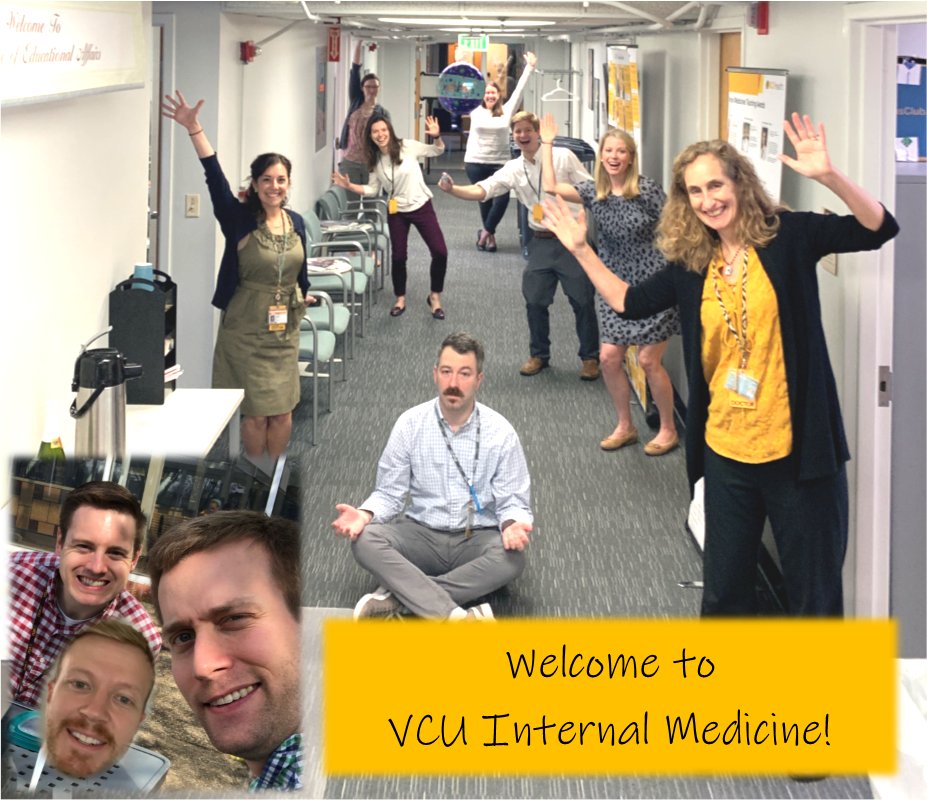 Becky Miller, MD (@rva_intmedpd) on Twitter photo Happy Match Day! Congratulations and welcome to our new Intern class! Congratulations to all medical students celebrating today. <a href="/VCU_IMRes/">VCU IM Residency</a> <a href="/VCUInternalMed/">VCU Internal Medicine Department</a> Happy Match Day! Congratulations and welcome to our new Intern class! Congratulations to all medical students celebrating today. <a href="/VCU_IMRes/">VCU IM Residency</a> <a href="/VCUInternalMed/">VCU Internal Medicine Department</a>