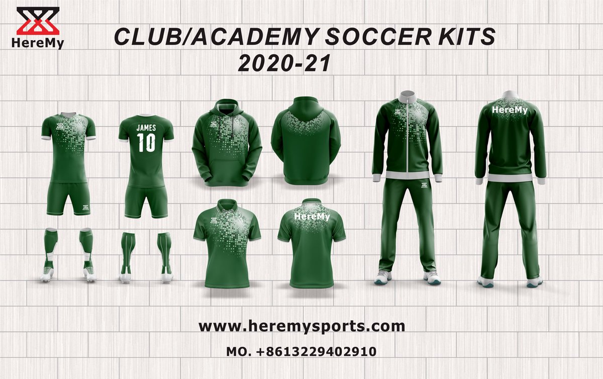 Soccer pack all items we can do, offer free 3D services for your advertising!
#heremysports
#soccerkits
#soccerjersey
#socceruniform
#sublimationhoodie
#tracksuit
#socks