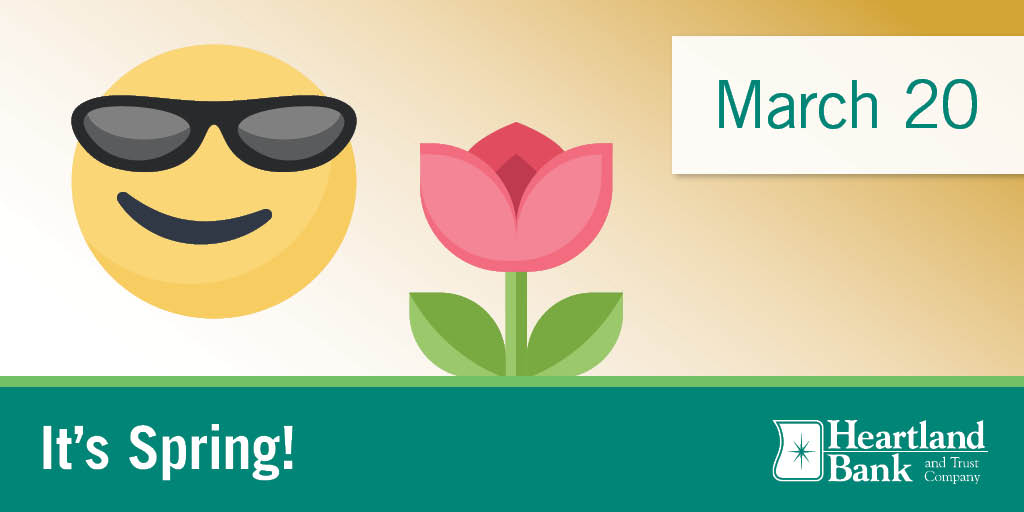 hbtbank's tweet photo. It’s finally spring! Comment your favorite spring-themed emoji for a chance to win a $50 gift card!

Contest rules: https://t.co/s0gMIGHCAC https://t.co/OXV6SBp7PZ