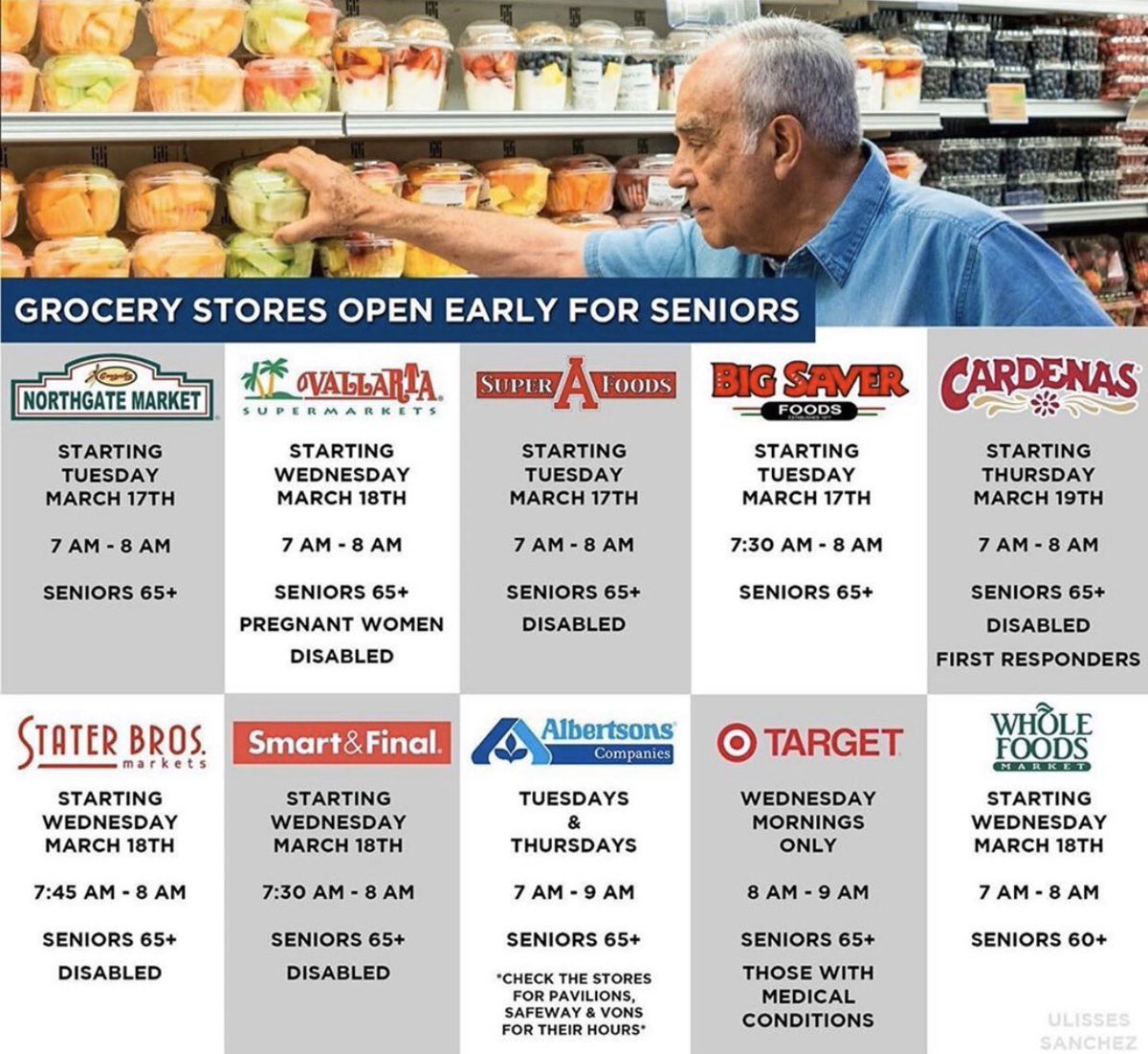dammitdrea's tweet photo. If you know any seniors in your neighborhood or family, this can be extremely helpful for them. Please spread the word! #COVID #californiashutdown #StopHoarding https://t.co/gXdvyq2CDG