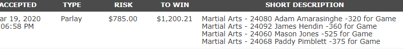SportsbookMma's tweet photo. Going all in here on #Cagewarriors113, have to do something on lockdown https://t.co/AtJUmp2tZS