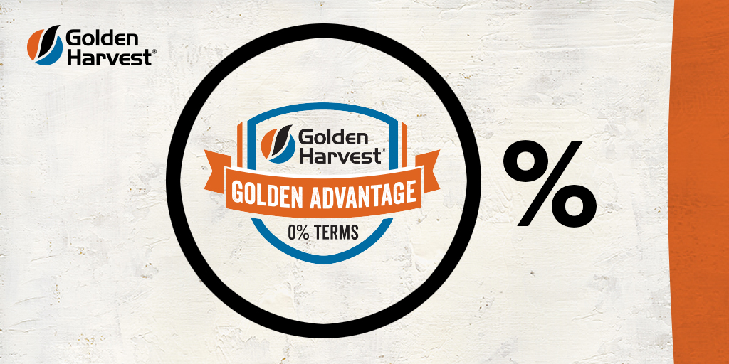 GldnHarvest's tweet photo. There is still time left to sign up for the Golden Advantage program with Golden Harvest. https://t.co/zPj2RDH05u
#GoldenAdvantage #YieldStrong https://t.co/RZMTOVw86i