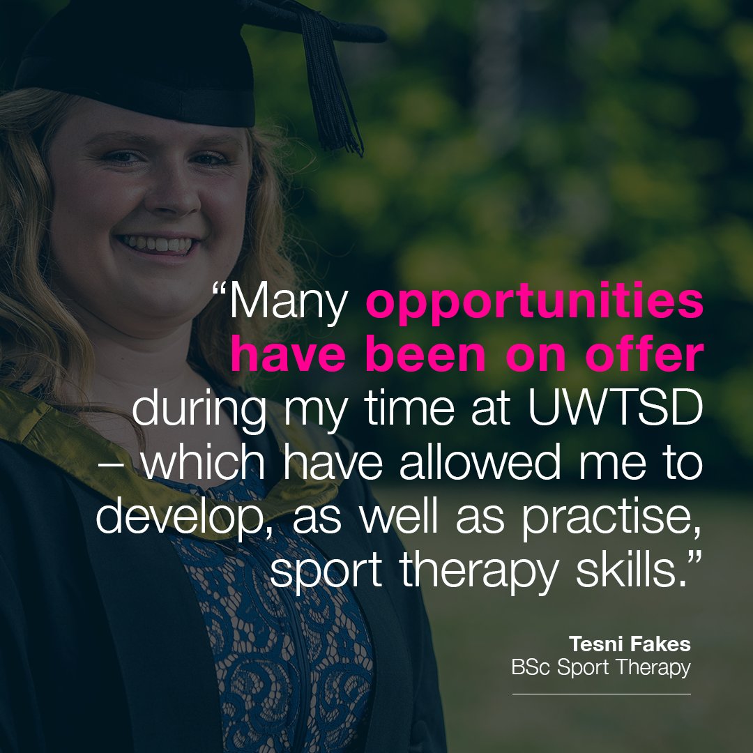 StudyUWTSD's tweet photo. We provide our graduates with the right knowledge, skills and attributes to take their place wherever they may be in the future 

Discover how you can be like Tesni and get #FromHigherEdtoHired 👉 https://t.co/u8mYc46ykX https://t.co/uOtWS4ljcl