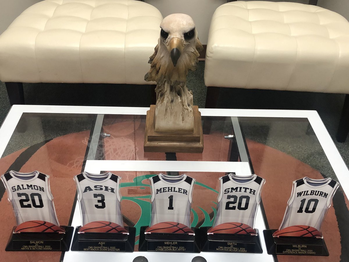 A few of our Varsity Reserve Winners this season. <a href="/isaacash22/">Isaac Ash</a> <a href="/lil_salmonator5/">Jeff Salmon</a> Hunter Mehler, Khaliym Smith and <a href="/CadenWilburn/">CadenWilburn</a>   Congratulations Gentlemen! @CMUHOOPS <a href="/cmuniv/">Central Methodist University</a> <a href="/cmueagles/">Central Methodist Athletics</a>