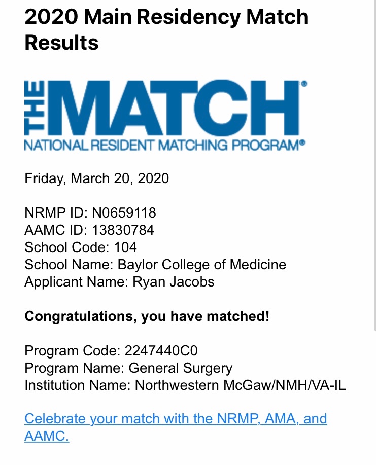 I’m headed to @NMSurgery for General Surgery residency, and my fiancée @SharonJiang26 is headed to @UChicagoMed for Internal Medicine residency. Excited to join the @purplesurg family!

#Match2020 #MedTwitterMatchDay #MatchBCM #CouplesMatch