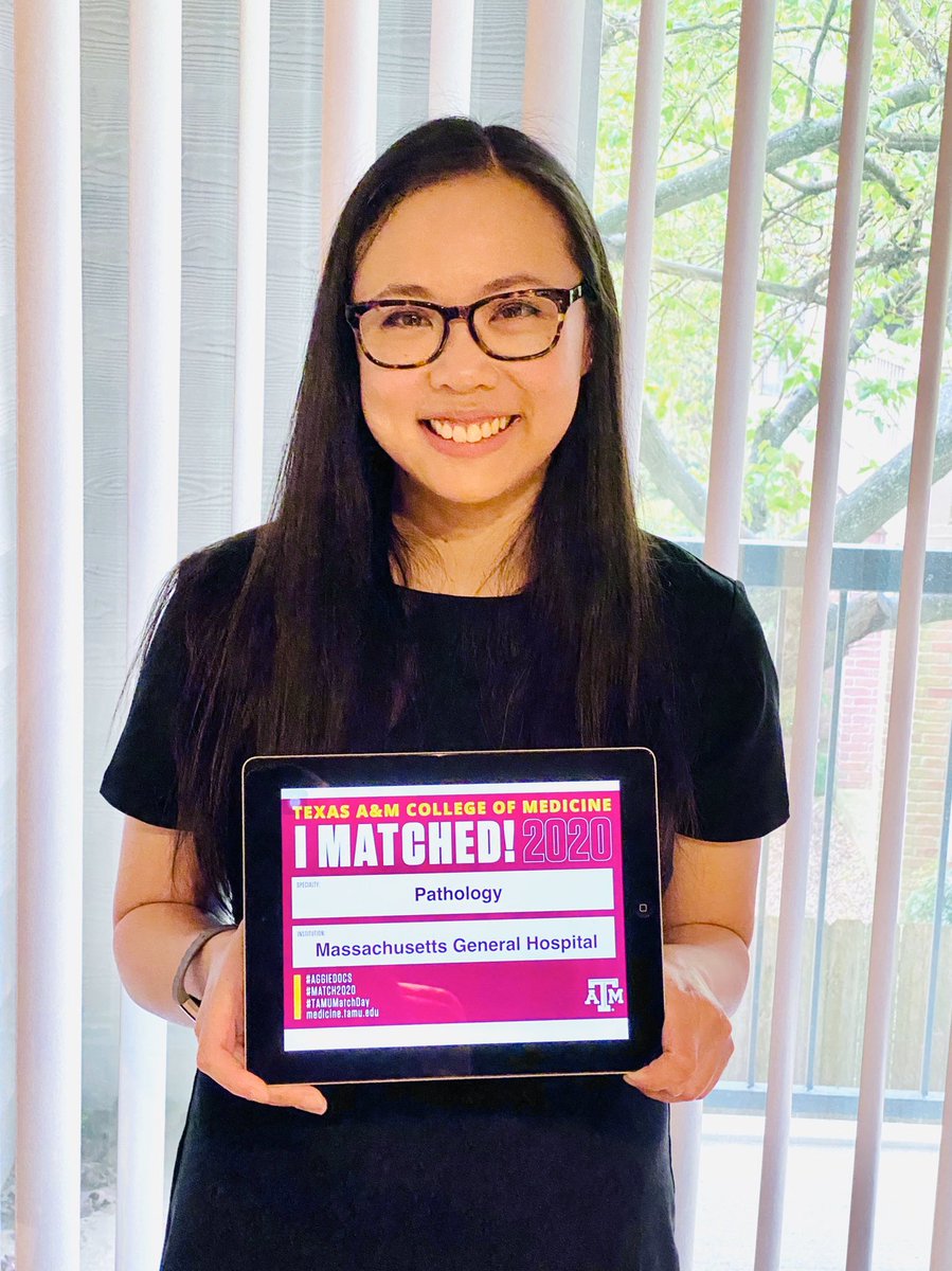melaniekwan's tweet photo. Beyond happy and excited to match @MGHPathology!!!! Congrats everyone on #VirtualPathMatch #Match2020 #MatchDay2020!!! #path2path #tamumatchday #aggiedocs @TAMUmedicine @PathDocBoston @mlage https://t.co/m4nBadu8Cm
