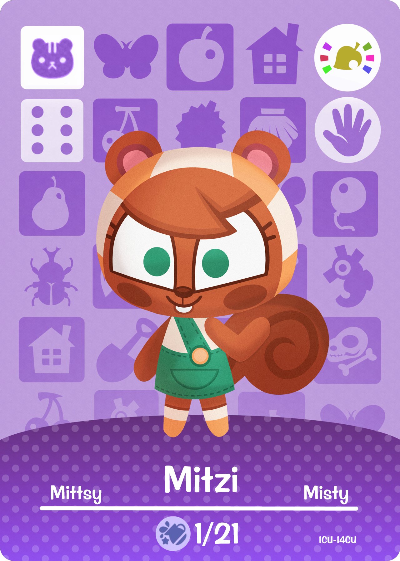 AJMarekArt on Twitter: "It's Animal Crossing day! I made some fake amiibo cards of my characters using some artwork I made last year. get to playing this game eventually once