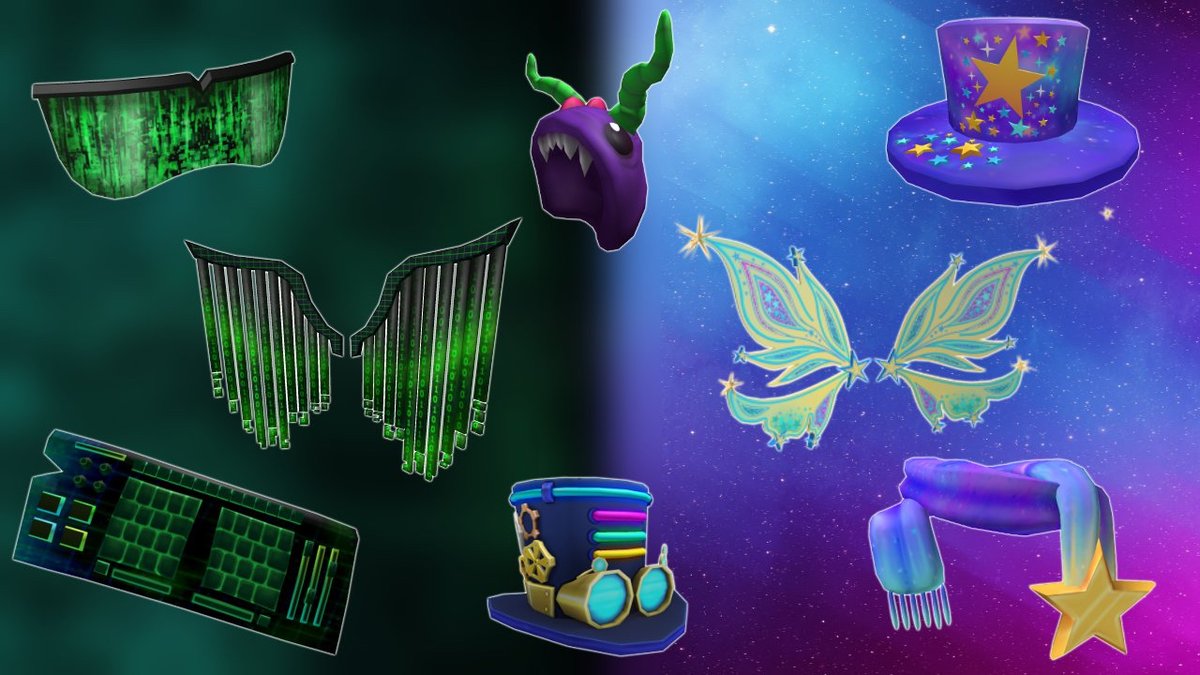 Lily On Twitter The Bloxy Event Items And Charity Items Are - roblox coder wings code