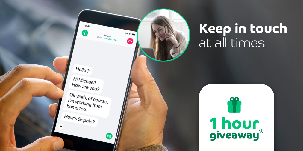 We’re giving away 1 hour of free captioned calls to ALL Rogervoice customers 🚀
Keep in touch! Reach out to your family, friends and colleagues.💚#StayAtHome #Covid_19  
<a href="/itu/">Int’l Telecommunication Union</a> <a href="/g3ict/">G3ict</a> <a href="/chha_amec/">CHHA National</a> @cdhnearing <a href="/ZeroProjectorg/">ZeroProject.org</a> <a href="/WorldEnabled/">World Enabled</a> <a href="/DeafNewsToday/">Deaf News Today</a> ✨  1/2