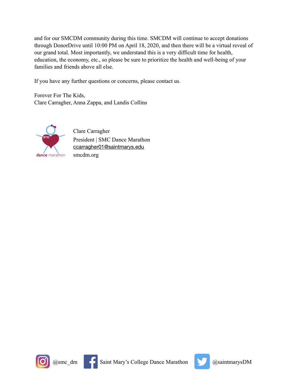 Official statement in regards to COVID-19: