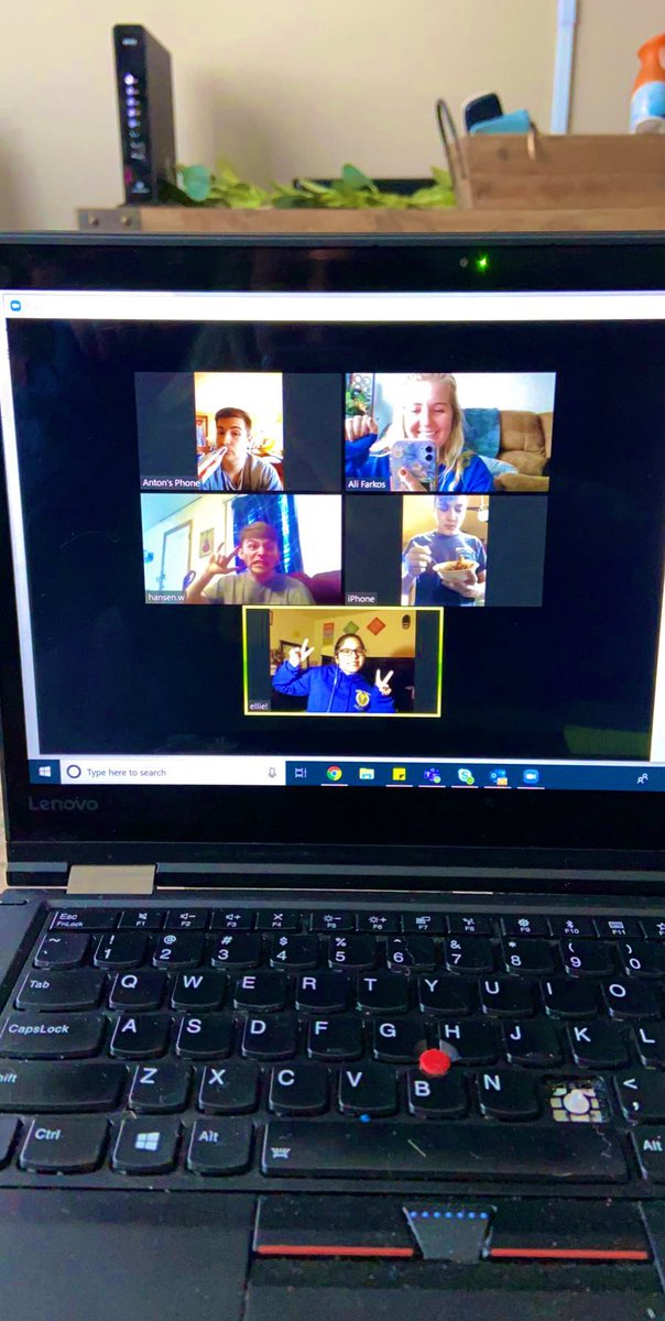 MsFarkos's tweet photo. Lots of Zoom(ing) going on today! Seeing everyone’s face, talking about ILT, DBQ’s and mental health, really warmed my heart. I love being apart of this community. #missingthesefaces #Steelmenstrong 💙 https://t.co/IpRo6xoWxR