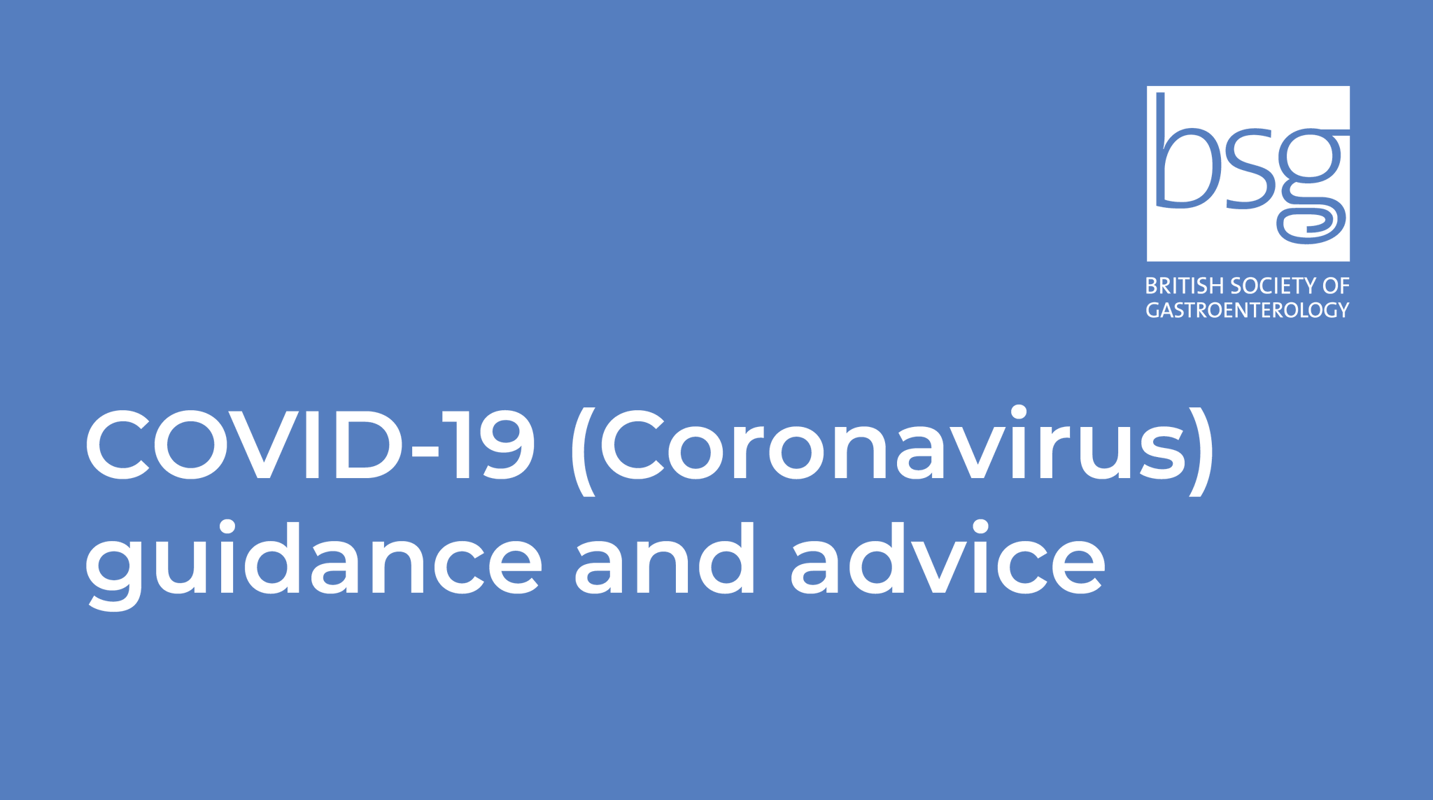 BSG on Twitter "Here's an update to the statement from BritSocGastro