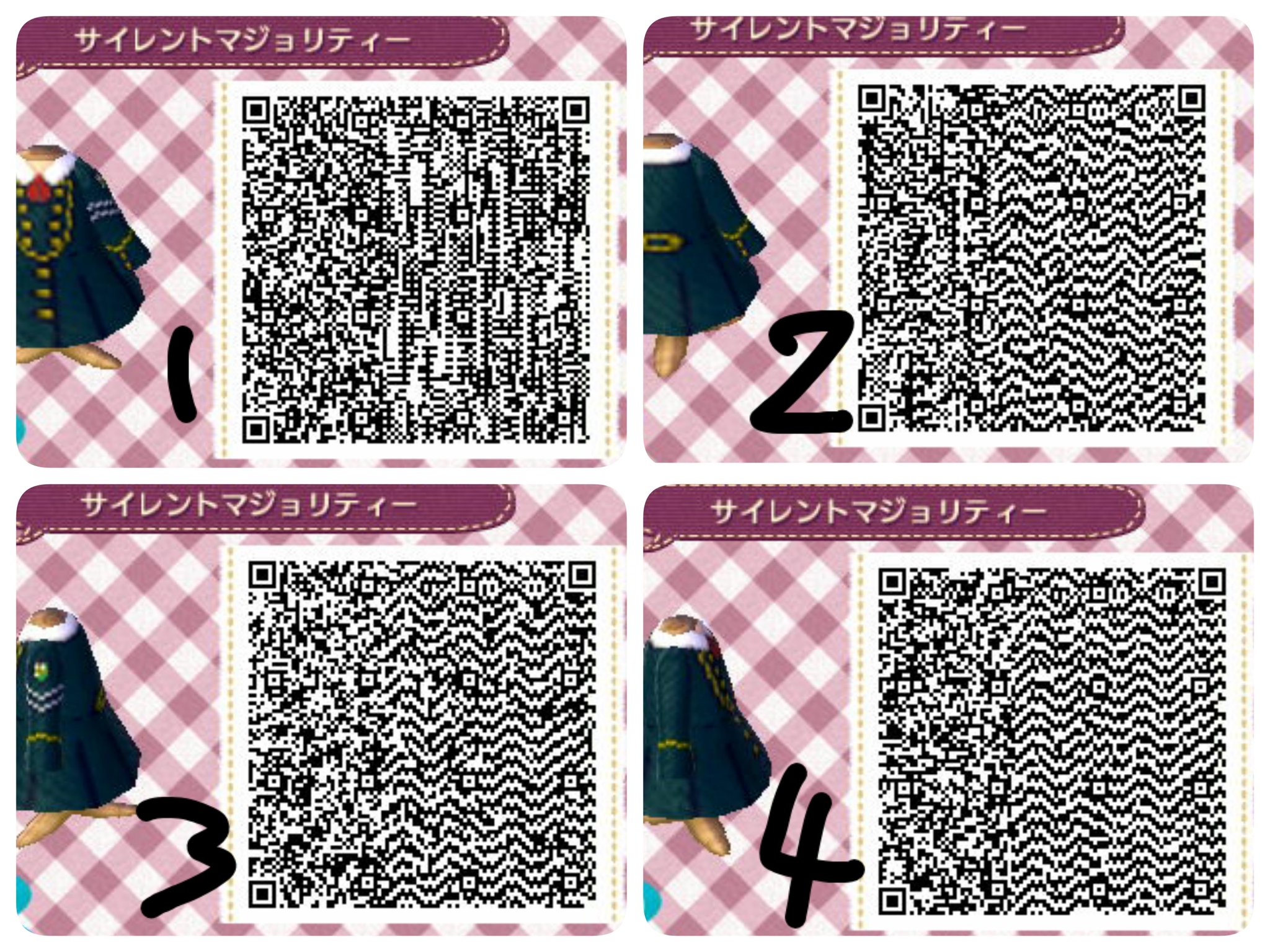 まち ょ き 思った以上に反響があって驚いております 嬉しいので 同じく欲しいという声を多く頂いてる日向坂の衣装のマイデザも載せておきます これ以外の衣装はまだ作ってません こちらも着てるところ見せてくれると超喜びます あつまれどうぶつ