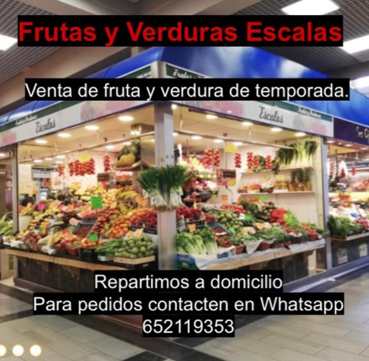 joan_barcelo's tweet photo. 🟢Por si es de vuestro interés, Sonia, del puesto de Frutas y Verduras Escalas des Mercat de l'Olivar, realiza servicio de reparto a domicilio. ¿Ayudáis a difundir? https://t.co/7u6D2wj9XK