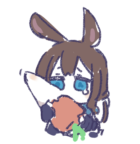 アーミヤ(アークナイツ) 「ドクタぁ……。 」|すきのイラスト