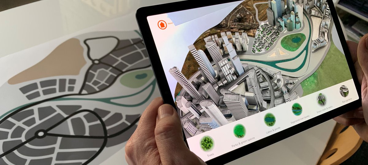 New Augmented Reality Experience Visualizes a Climate-Proof City @earthwatch_eur <a href="/atticusdigital/">Atticus Digital</a> 
#greenroofs #greenwalls #climatechange #stormwater
greenroofs.com/2020/03/20/new…