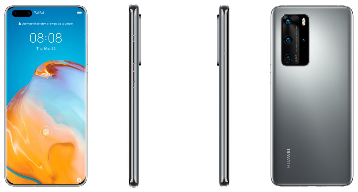 Ishan Agarwal On Twitter Some More Gorgeous High Quality Renders Of The Black And Silver Frost Huawei P40 Pro 5g Showing All Angles Of The Phone Huawei P40pro Huaweip40series Huaweip40pro P40pro5g Https T Co P1nltjhtt2