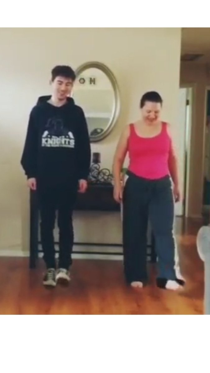 kellybanks13's tweet photo. #OBPSPROUD 

A still from the video of my son teaching me a senior dance. Wearing his school spirit. https://t.co/8qsSlhSC4a