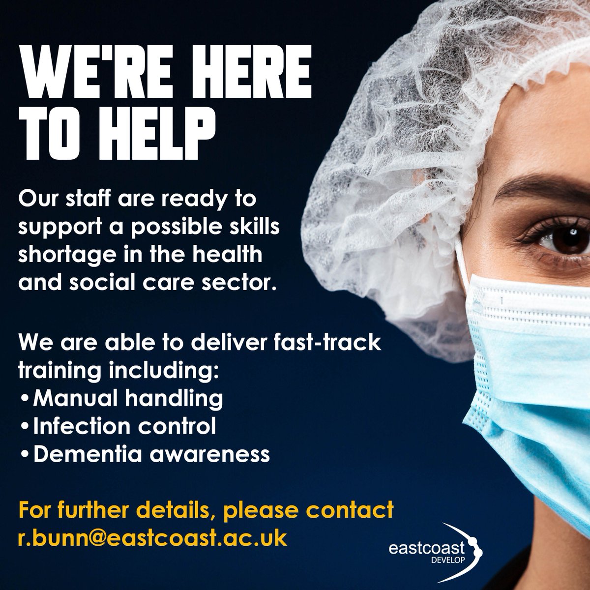 EC_Develop's tweet image. We are able to support a possible skills shortage in the health and social care sector; contact us to find out more.