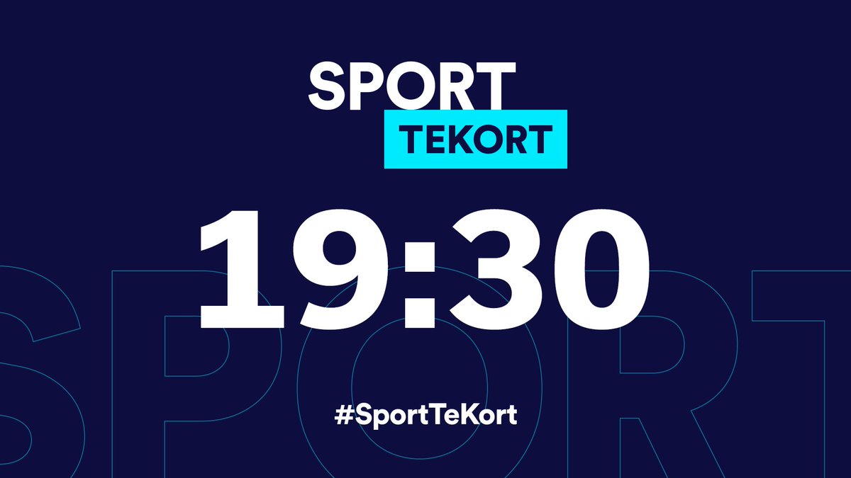 Excuus. In verband met de toespraak van koning Willem-Alexander om 19:00 uur wordt de uitzending verplaatst naar 19:30 uur. Kijk live via bit.ly/sporttekort, facebook.com/sporttekort of SportTeKort.com. #sporttekort #sportnieuws #sportupdate