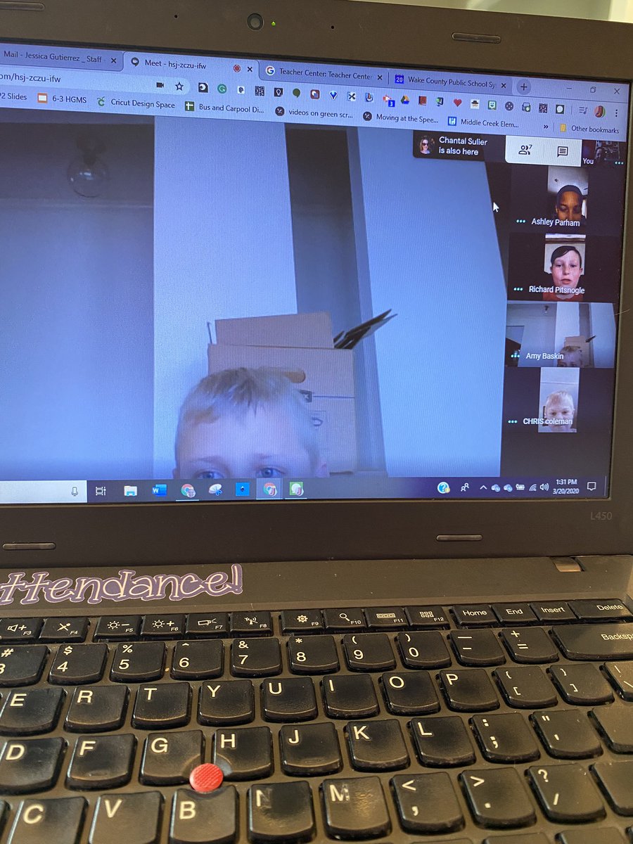 mrsgute3's tweet photo. Had a fun (and loud) few minutes with my class as we chatted via Google Meet! @MiddleCreekES https://t.co/IQLMhF0WHe