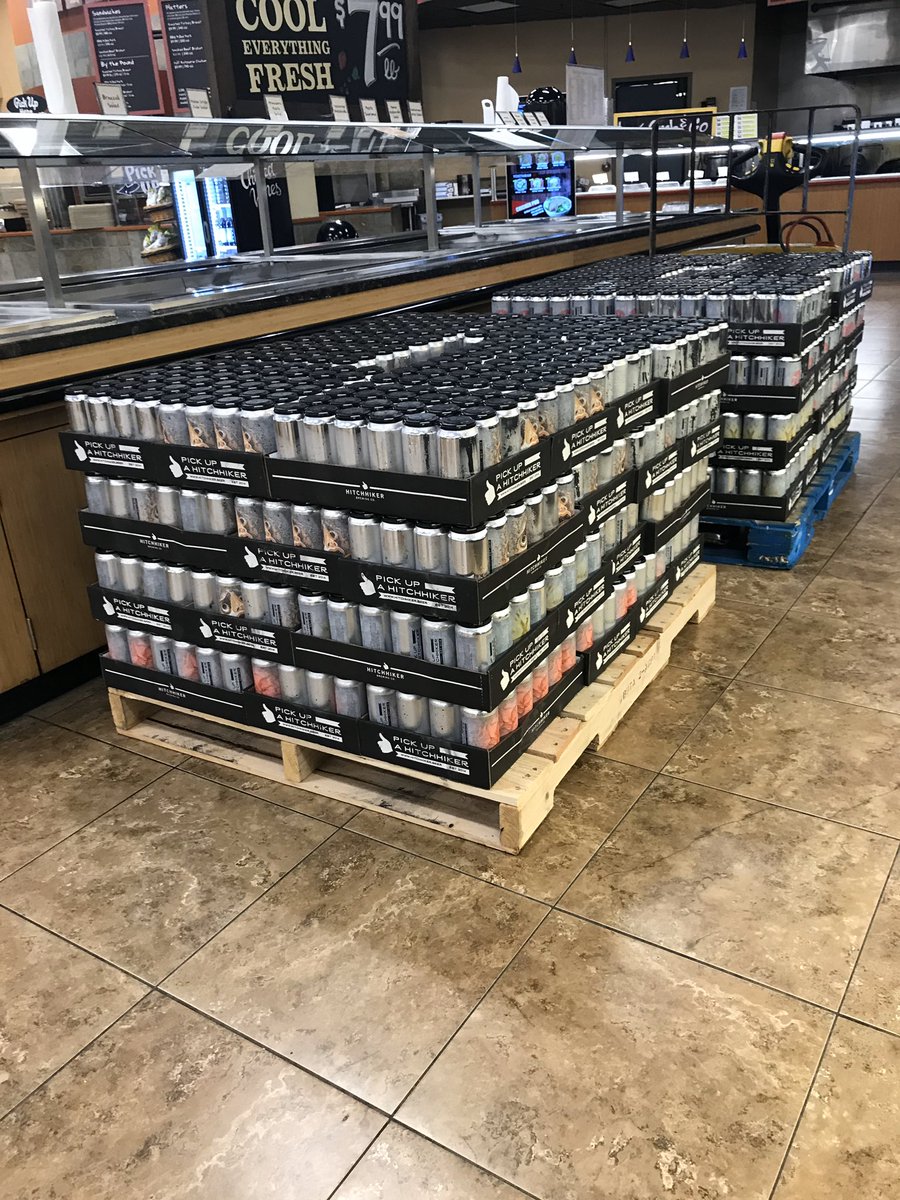 Hitchhikerbrew's tweet photo. Cans have been dropped off at the following Giant Eagle Locations;

- South Hills (This wasn't slated until Monday but we were able to today)
- Aspinwall/Waterworks
- Seven Fields
- Shadyside
- McMurray

Thank you for your support during these difficult times! https://t.co/1bqieUll1x
