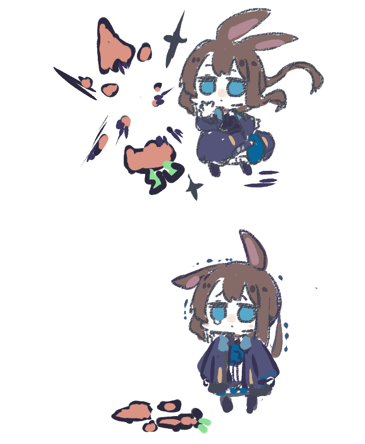 アーミヤ(アークナイツ) 「どぐだぁ… 」|すきのイラスト