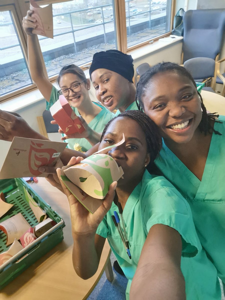 The A Team! #Bluebell B #frontline #NHSheroes #CantWorkFromHome #nandos thanks for boosting our glucose levels! <a href="/nnttcurran/">Annette Curran</a> thanks for all your support.