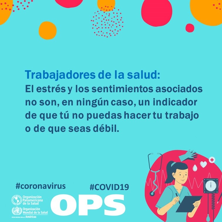 OPSOMS_Honduras's tweet photo. ¿Eres trabajador de la salud?👉, estos consejos son para ti y tus compañeros.

Por una buena #SaludMental sigue estas recomendaciones.

#SaludParaTodos
#COVID19 https://t.co/xYLH266DhZ