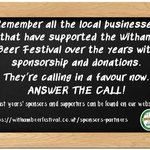 Photo by Witham Beer Festival (@WithamBeerFest)