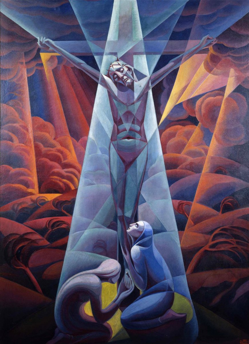 La crucifixión - Gerardo Dottori - 1927