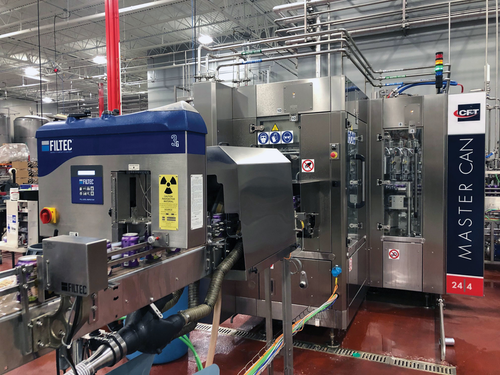 The <a href="/BrewersAssoc/">Brewers Association</a> predicts this year that cans will outnumber bottles in distributed #craftbeer. In 2019, @Fatheadsbeer installed a new canning line and said goodbye to its bottling line. Our FILTEC #inspectionsolution was incorporated to check for proper level. <a href="/SkaFabricating/">Ska Fabricating</a>