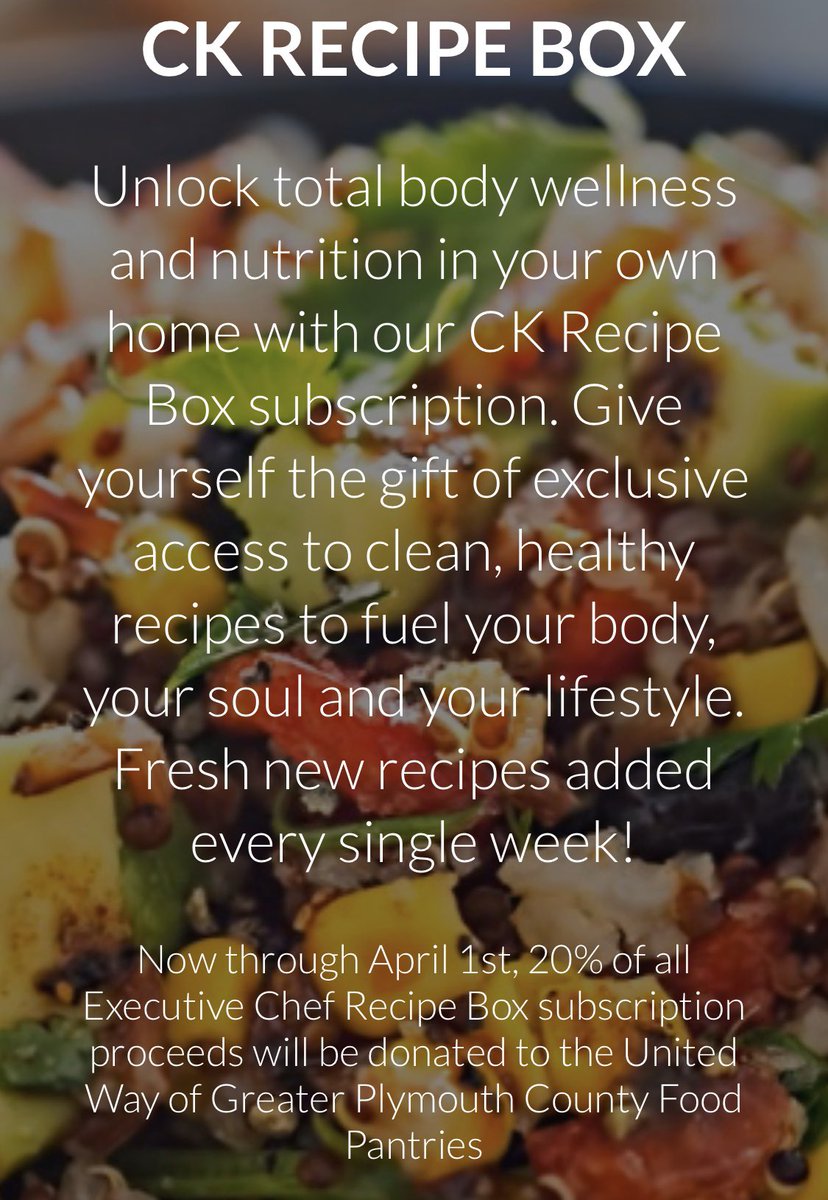 Our CK Recipe Box subscription is now live! Subscribe today for healthy, simple, unique recipes you can create at home. 20% of subscription purchases go to help out local food pantries services by <a href="/UWGPC/">UWGPC</a> 🌱 clandestinekitchen.com