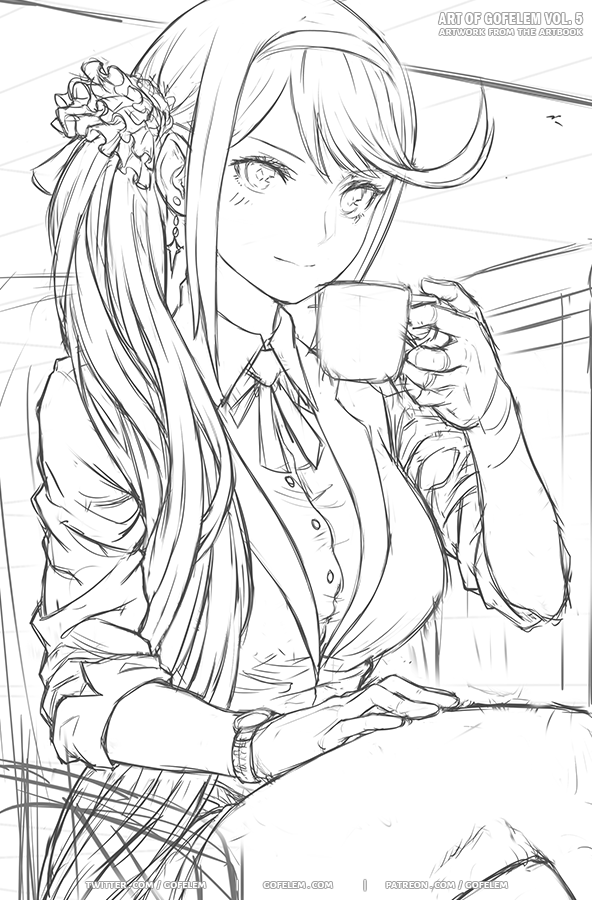 Rough sketch fanart of Mythra working at the office ˖✧◝(⁰▿⁰)◜✧˖
#Mythra #ヒカリ #Xenoblade #XenobladeChronicles2 #ゼノブレイド #jrpg