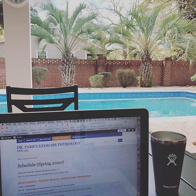 drparrsays's tweet photo. View from my “office” this afternoon. I would invite y’all to join me, but... #extendedspringbreak https://t.co/UuK3dkDlLC https://t.co/8WkV4lAihP