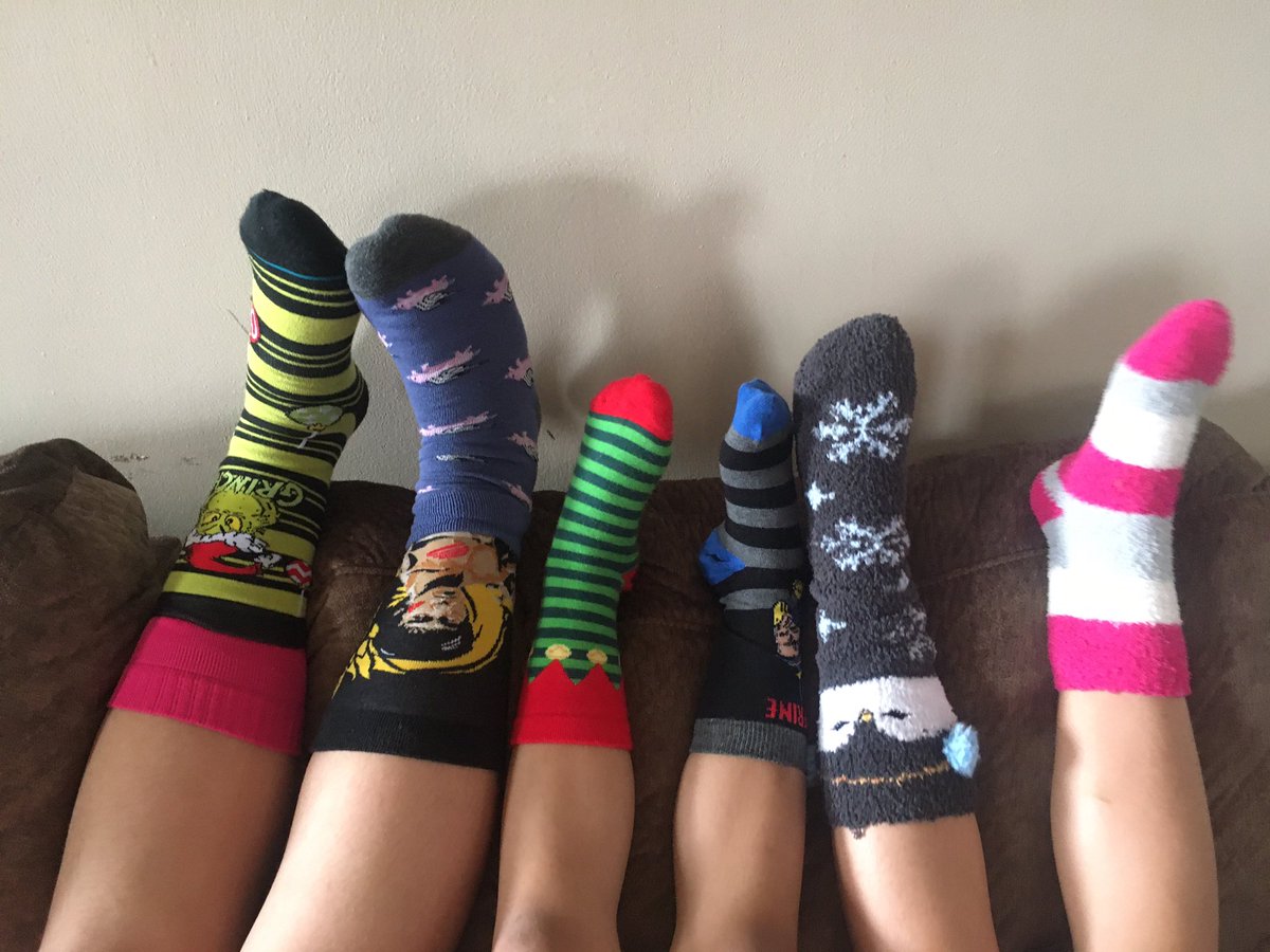 Rocking our Crazy Socks for Down Syndrome’s Day!!