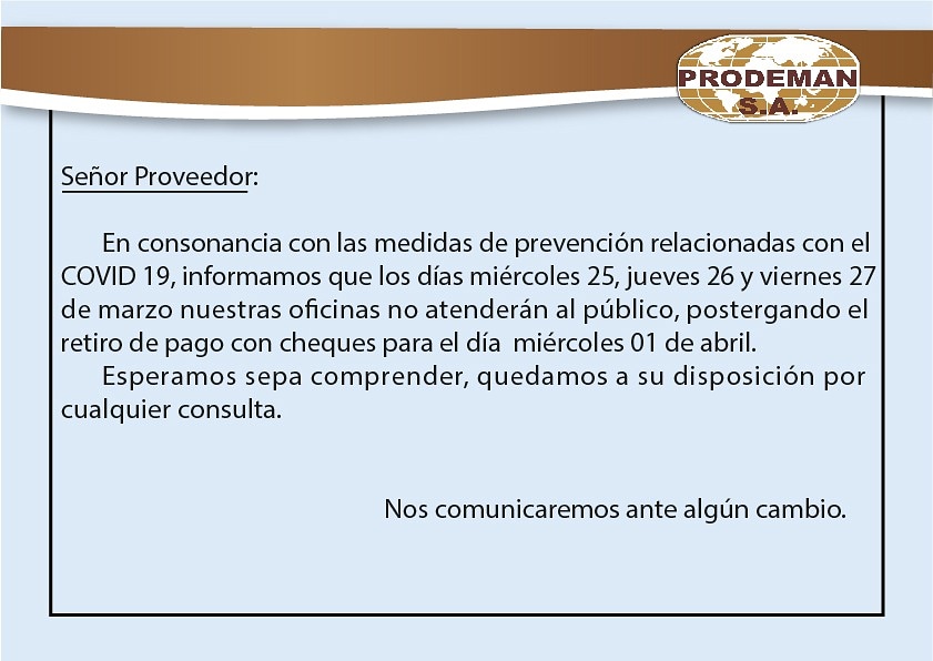 Información importante 👇