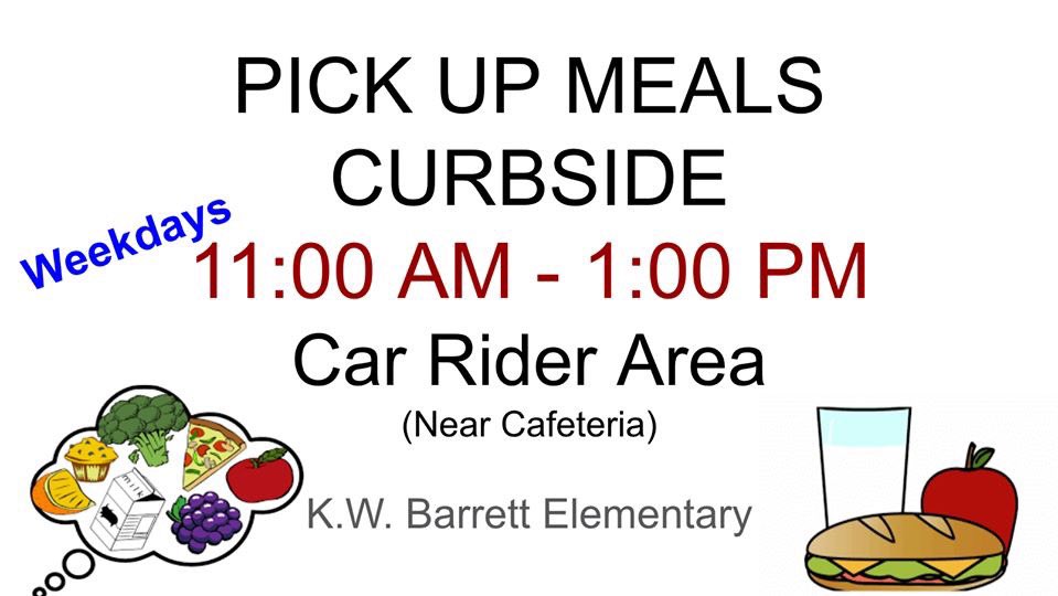 Kate Waller Barrett Elementary on Twitter "Grab and Go meals are